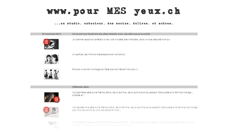 www.pourmesyeux.ch par Pourlesyeux de www.pourlesyeux.ch